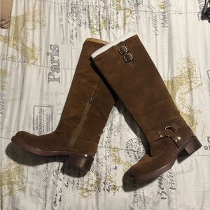 Vince Camuto Kaydin Reishi/Brown Suede
